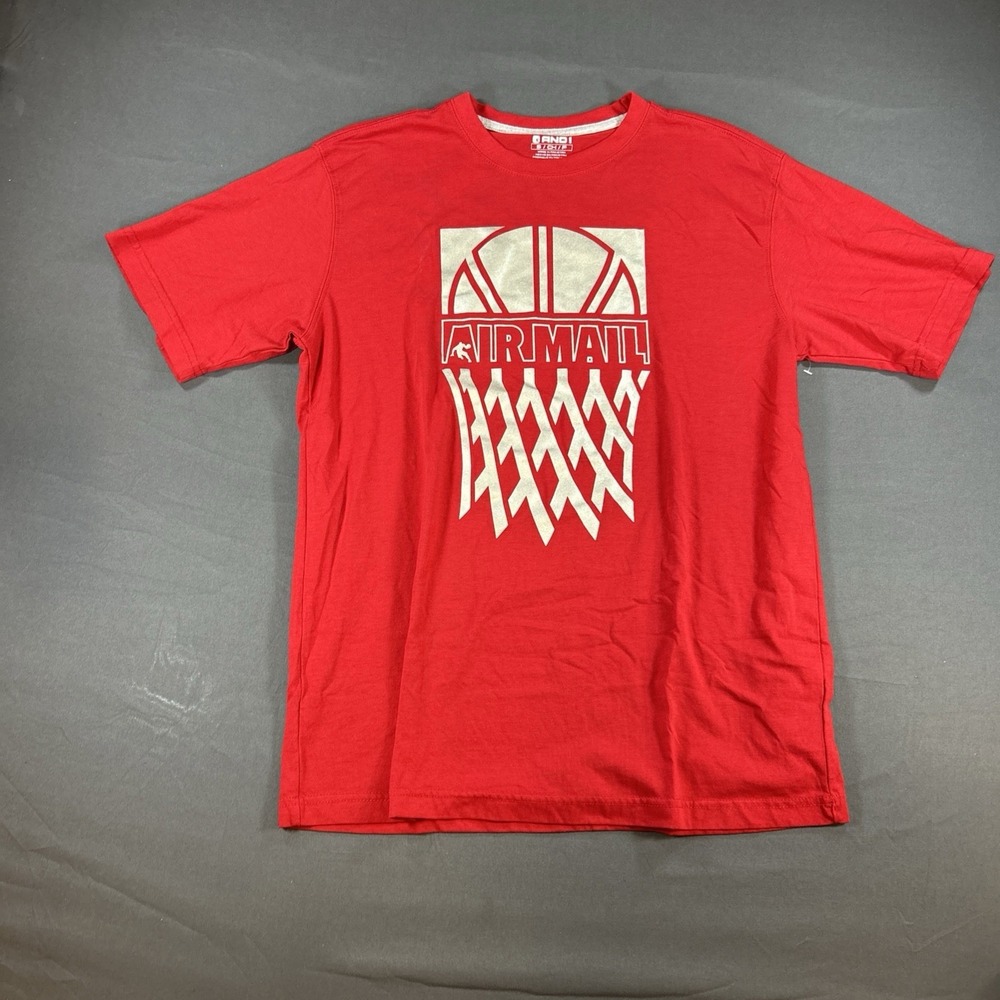 ANd 1 Airmail Red T-Shirt Size Small